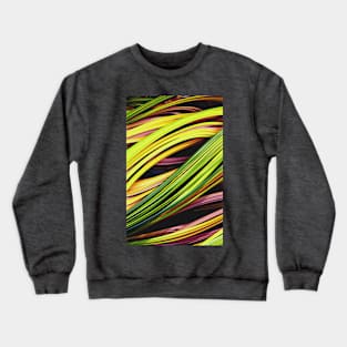 Jungle Strands Abstract Design Crewneck Sweatshirt